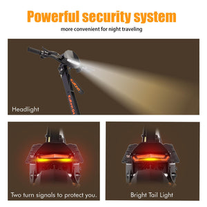 Electric Scooter for Adults with Seat, 47 Miles Range, 43MPH Speed 2000W Powerful Motor, 11" Off-Road Tires with 264 Lbs MAX Load