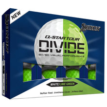 Load image into Gallery viewer, Srixon Q-Star Tour 6 Divide Golf Balls, White/Green
