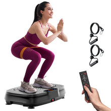 Load image into Gallery viewer, Vibration Plate Exercise Machine: TISSCARE Vibrating Plates for Weight Loss and Lymphatic Drainage, 400lbs Shake Plate Whole Body Workout Platform for Home Fitness Fat Burner Sedentary Office
