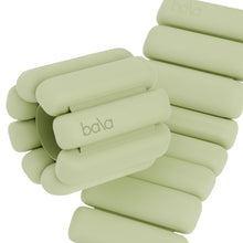 Load image into Gallery viewer, Bala Bangles Wrist &amp; Ankle Weights for Women &amp; Men - 2 lb Adjustable Weighted Bands - Sage
