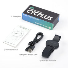 Load image into Gallery viewer, CYCPLUS Heart Rate Monitor Armband,Bluetooth 5.1 ANT+ HR Monitor with HR Zone LED Indicator, IP67 Waterproof, Use for Running Cycling Gym and Other Sports (2025 Upgraded Model)
