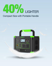 Load image into Gallery viewer, Portable Power Station 500W, 519.48Wh/140400mAh Solar Generator Backup
