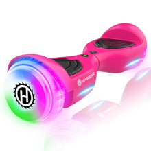 Load image into Gallery viewer, Hoverboard with Music Speaker, 6.5&quot; LED Wheels Lights Self Balancing Scooter, Max 5Miles Range &amp; 6.2mph Powered (Pink)
