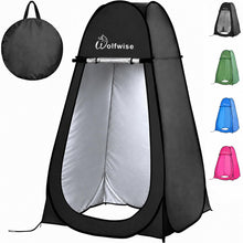 Load image into Gallery viewer, WolfWise Pop Up Shower Tent for Camping Essentials, Compact &amp; Lightweight
