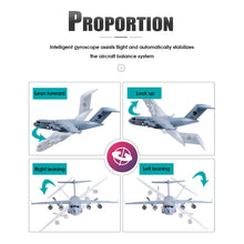 Load image into Gallery viewer, RC Plane Remote Control Airplane, 2 Channels RC Airplane, C-17 Military Transport Aircraft, 2.4GHz EPP Foam Fixed-Wing RC Glider

