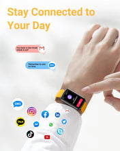 Load image into Gallery viewer, Amzhero Health Fitness Tracker with 24/7 Heart Rate, Blood Oxygen -Lemon Yellow
