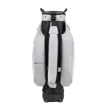 Load image into Gallery viewer, KRADUL - LUX Cart Bag – Lightweight Vegan Leather Golf Cart Bag with Waterproof Pockets, Organized Club Dividers &amp; Cart Strap Tunnel (Fossil Gray)
