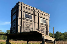 Load image into Gallery viewer, Hughes The Clubhouse 4' x 8' Box Hunting Blind with Slide Windows
