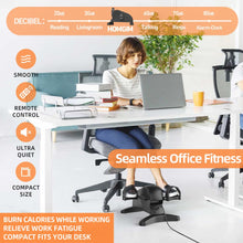 Load image into Gallery viewer, HOMGIM Under Desk Elliptical - Seated Elliptical Machine for Home Use &amp; Seniors, Quiet Pedal Exerciser with LCD Monitor, Portable Leg Exerciser for Recovery &amp; Office Fitness
