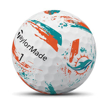 Load image into Gallery viewer, TaylorMade Golf SpeedSoft NFL Ink Golf Balls, Miami Dolphins, 1 Dozen
