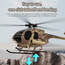 Load image into Gallery viewer, RC Helicopter, MD500 C189 Aircraft Model 1/28 2.4G 4CH Single-Rotor Helicopter Model (RTF Version)
