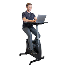 Load image into Gallery viewer, FLEXISPOT Exercise Bike with 2D Desktop - V9-Max Black
