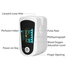 Load image into Gallery viewer, Innovo iP900BP-B Fingertip Pulse Oximeter, Blood Oxygen Monitor with Free App, Plethysmograph, and Perfusion Index (with Bluetooth) -White
