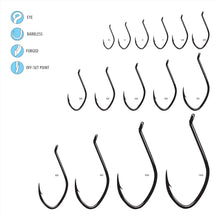 Load image into Gallery viewer, Gamakatsu Big River Bait Hook (25-Pack), NS Black, Size 6/0
