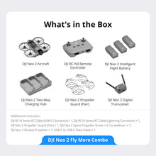 Load image into Gallery viewer, DJI Neo 2 Fly More Combo With RC-N3 Remote Controller, Stable Transmission
