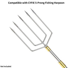 Load image into Gallery viewer, Cyfie Retractable Fishing Gaff, 4.8/6.6/7.8/9.4/16.4ft Telescopic Fishing Gaff with 8mm Screw, Capable for Fish Gig Spear Harpoon Hook, Ice and Saltwater Fishing Gaff Pole for Hunting Fish Frog Mole
