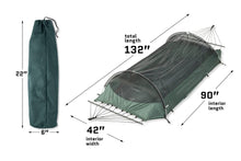 Load image into Gallery viewer, Lawson Hammock Blue Ridge Strap Bundle Tent Hammock Camping, Forest Green Hammock &amp; Strap Set
