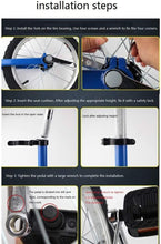 Load image into Gallery viewer, MDybf Wheeled Unicycle, Butyl Tire Wheeled Bicycle, Outdoor Sports and Fitness, Single Wheel Balanced Bicycle, Acrobatic Bike (Size : Black)
