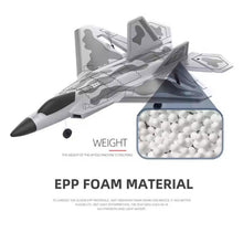 Load image into Gallery viewer, XMFHANG RC Plane 4 Channel, F22 Remote Control Airplane, 2.4GHZ RC Jet Fighter
