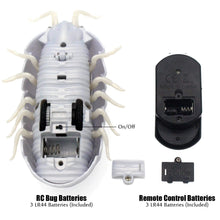 Load image into Gallery viewer, RC Bug Remote Control Worm Realistic Electronic Animal Prank Toy Insect Car Vehicle Kids Birthday Gifts (White)
