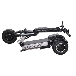 Heavy Duty Electric Scooter, Dual 6000W Motor for 40Miles Long Range and 40MPH Max Speed, 13" Off Road Three Wheels Foldable E Scooter
