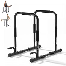 Load image into Gallery viewer, SolidFit 2-in-1 Dip Bar Station - Black
