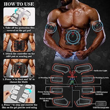 Load image into Gallery viewer, Abs Stimulator Military Grade, Vital Flex Core Ab Stimulator Military Grade, MHD TENS - Ab Stimulator and for Easy Abs Muscle Stimulation and Muscle Activation, Ideal Home Gym Device,Unisex
