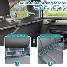 Load image into Gallery viewer, Dog Car Barrier Escape-Proof, 50" Wide Car Divider for 2nd 3rd Row Seats &amp; Cargo Area, Durable Back Seat Car Gate Trunk Barrier with See Through Net Mesh for Small Trucks &amp; SUV &amp; Mid-Sized Vehicle

