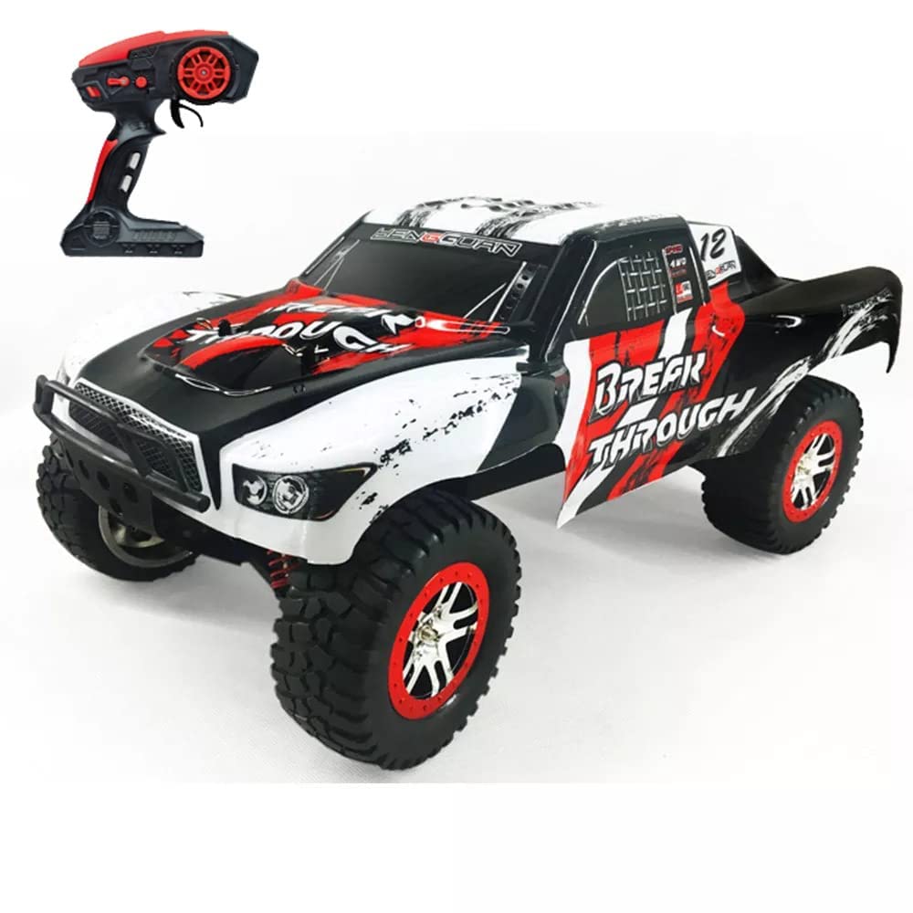 RC Cars 1:10 Scale Remote Control Car, 4WD High Speed 30 Km/h Off Road RC Monster Vehicle Truck, All Terrains