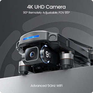 GPS Drone with 4K UHD Camera for Adults Beginner; HS360S 249g Foldable FPV RC Quadcopter
