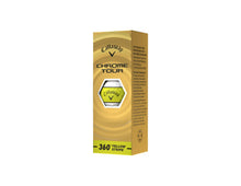 Load image into Gallery viewer, Callaway Golf Chrome Tour 2026 Golf Balls(360 Yellow Stripe,One Dozen)
