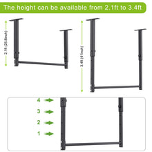 Load image into Gallery viewer, Kipika 48" Heavy Duty Ceiling Pull Up Bar -  Base Size: 8.3"x2"
