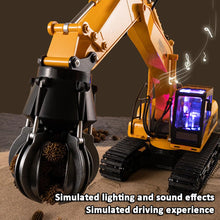 Load image into Gallery viewer, 3 in 1 Remote Control Excavator Toy 1/14 Scale RC Excavator, 16 Channel Upgrade Full Functional Construction Vehicles
