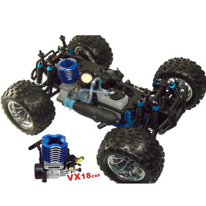 BINGXMF 1/10 Nitro RC Truck 80KM/H Fast Nitro Gas Power Car 4WD Two Speed Off Road Climbing Truck Buggy for Adult 18CXP Gas-Engine