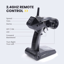 Load image into Gallery viewer, RC Boat with LED Light, 30+ Mins, Self Righting Remote Control Boat for Pools &amp; Lakes, 20+ MPH, 2.4GHz Racing Boats, 2 Battery, Pool Toys
