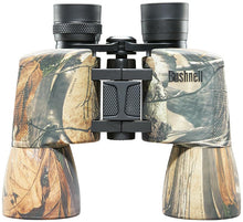Load image into Gallery viewer, Bushnell PowerView 10x50 Porro Prism Instafocus Binoculars Realtree AP Camo
