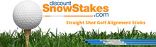 Load image into Gallery viewer, DISCOUNT SNOWSTAKES .COM Premium Blue Golf Alignment Sticks - 48 inch Golf Training Aid for The Perfect Swing and Putting - Essential Golfing Accessories and Gadgets (6)
