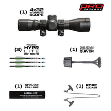 Load image into Gallery viewer, Killer Instinct BOSS 405 Camo Crossbow - 405 FPS Compact Hunting Package with Micro‑Lite Barrel, 4×32 IR Scope &amp; Accessories

