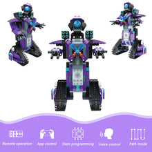 Load image into Gallery viewer, STEM Building Block Toy RC Robot for Kids, App Controlled &amp; Remote Control Robotic Toy for Boys and Girls
