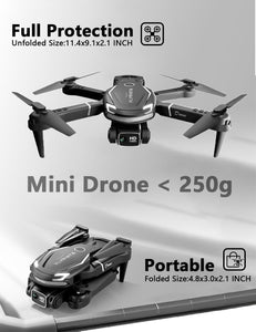 Cool Mini Drone with Camera for Kids Adults Beginners, 1080P FPV Camera Remote Control Drone for Kids with 3 Batteries, One-Click Take Off/Landing