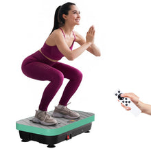 Load image into Gallery viewer, Vibration Plate Exercise Machine: TISSCARE Vibrating Plates for Weight Loss and Lymphatic Drainage, 400lbs Shake Plate Whole Body Workout Platform for Home Fitness Fat Burner Gifts（Green）
