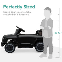 Load image into Gallery viewer, Best Choice Products Kids 6V Ride On Truck w/Parent Remote Control, 3 Speeds, LED Lights, Black
