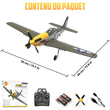 Load image into Gallery viewer, 4 Channel Remote Control Warbird RTF, Brushless Motor 6-axis Gyro 3 Flight Modes, Easy to Fly for Beginners Boys &amp; Adults
