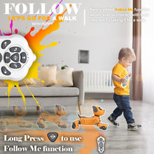 Load image into Gallery viewer, Robot Dog Toy for Kids, Voice &amp; 2.4GHz Remote Control Robot Pet with Interactive Touch Sensors, Over 20+ Responses
