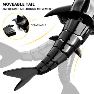 2.4Ghz Remote Control Shark Toys for Boys Kids, 1:18 Scale High Simulation Shark for Pool, Electric RC Shark Fish Toys