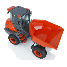 Load image into Gallery viewer, 4X4 RC Hydraulic Articulated Dumper Truck 1:14 AOUE 6MDX RC Constructions Vehicles Model Light Sound I6S Radio Controller Red
