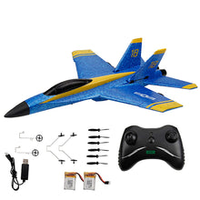 Load image into Gallery viewer, RC Plane Remote Control Airplane RTF RC Plane 2 Channel Remote Control Airplane, 2.4GHz Radio Control F18 Jet Aircraft with 2 Batteries
