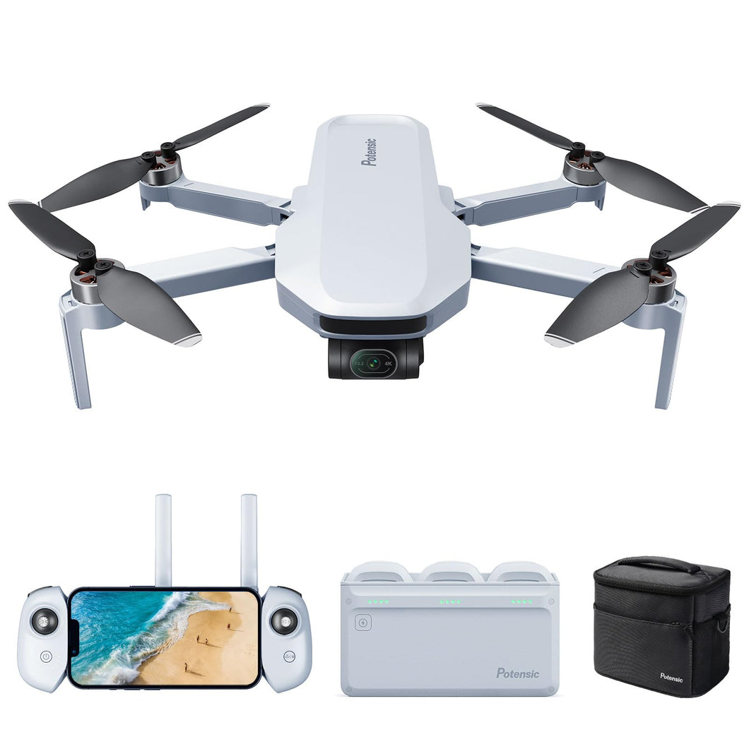 4K GPS Drone, Under 249g, 96 Mins Flight, Max 6KM Transmission, Visual Tracking, 4K/30FPS QuickShots, Lightweight
