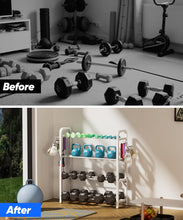Load image into Gallery viewer, Ansionsol 4-Tier Adjustable Dumbbell Rack- White(Rack Only)
