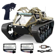 Load image into Gallery viewer, RC Tank Car, 1:16 Remote Control Crawler 10KM/H High Speed Tank, 2.4Ghz RC Rock Crawler Off-Road

